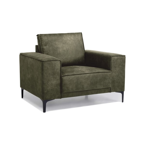 Poltrona in similpelle verde Copenhagen - Scandic