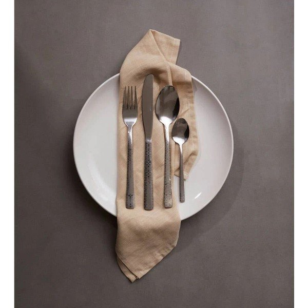 Posate bianche in acciaio inox 24 pezzi Avie - Premier Housewares-image-1