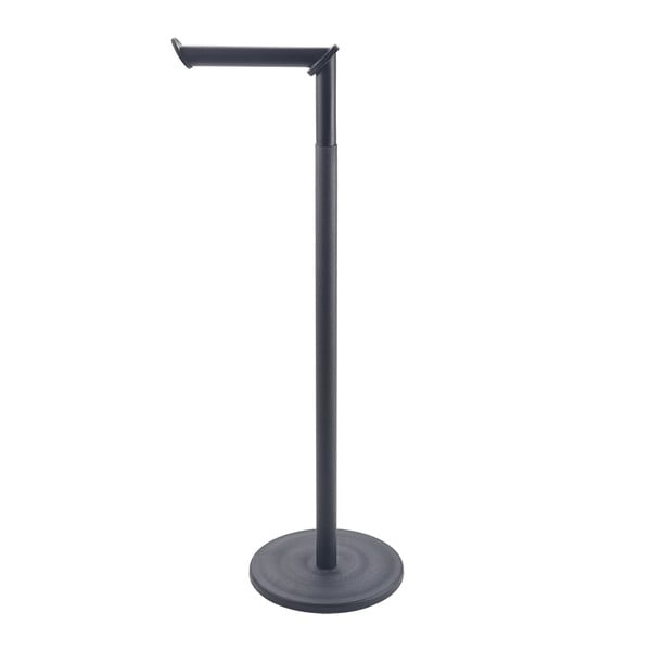 Porta carta igienica nero opaco in acciaio Lava – Metaltex