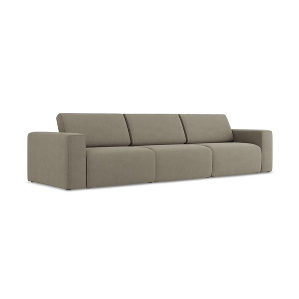 Divano componibile marrone chiaro 314 cm Kalea – Makamii-image-2