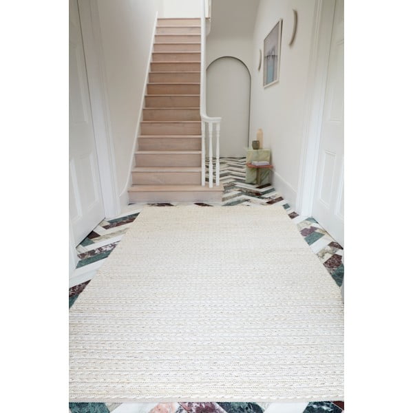 Tappeto color crema in iuta tessuto a mano 160x230 cm Oakley – Asiatic Carpets-image-2