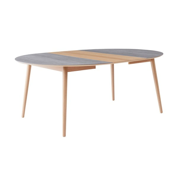 Piatti aggiuntivi per tavolo da pranzo 2 pezzi in rovere 135x48 cm Meza - Hammel Furniture-image-4