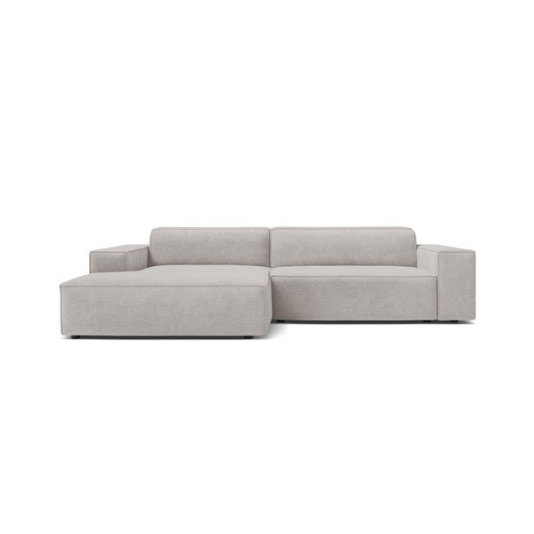 Divano angolare componibile grigio chiaro (con penisola a sinistra/con chaise lounge) Jodie – Micadoni -image-1