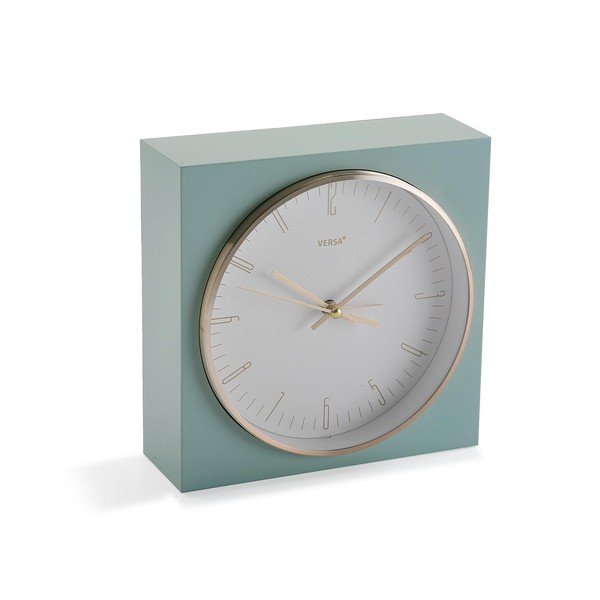 Orologio da tavolo verde pastello, menta - Versa