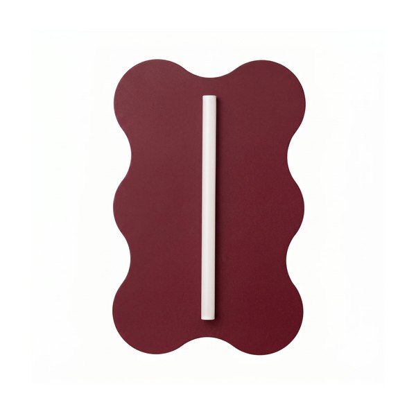 Lampada da parete burgundy in metallo KLOVER – Thoro