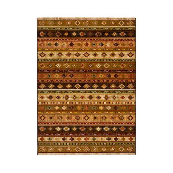 Tappeto marrone Deir Kristy, 190 x 280 cm - Universal