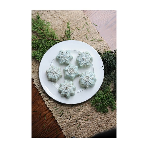 Stampo per 6 mini bundt cake in argento, 700 ml Snowflakes - Nordic Ware-image-2
