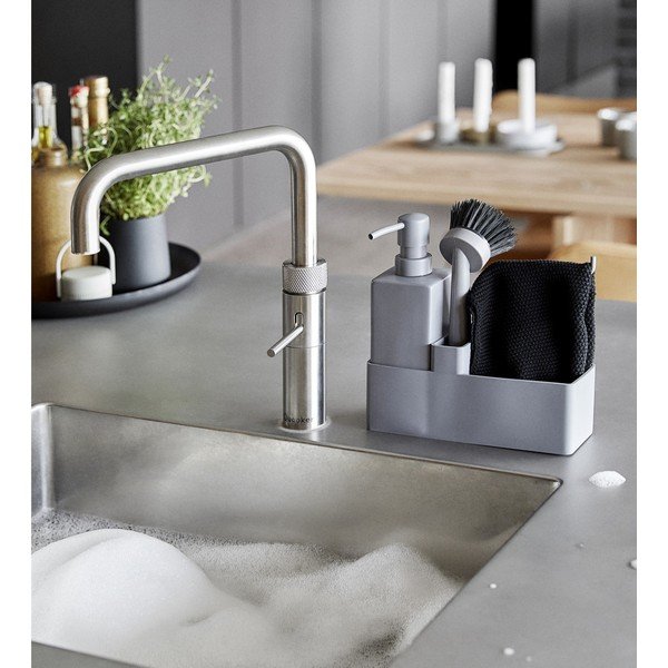 Supporto per detersivo grigio in plastica/in silicone Singles – Zone-image-1