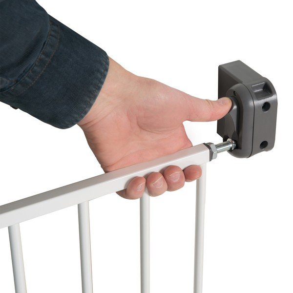 Cancello protettivo bianco in metallo - Roba-image-3