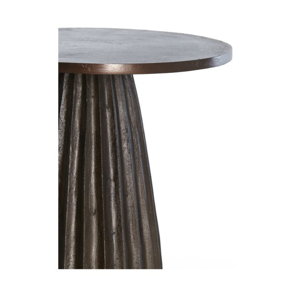 Tavolino rotondo in metallo ø 40 cm Veglia - Light & Living-image-2