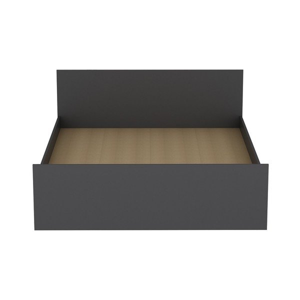 Letto matrimoniale antracite 160x200 cm Kale - Kalune Design-image-2
