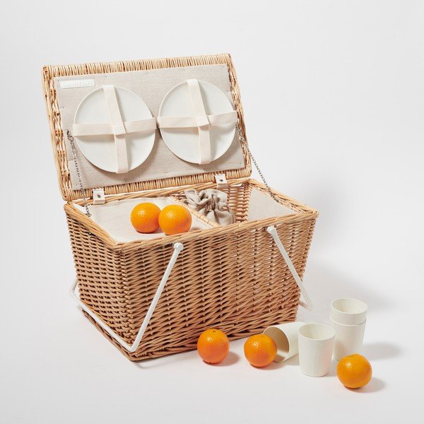 Cestino da picnic , 48 x 28 cm Natural - Sunnylife-image-4