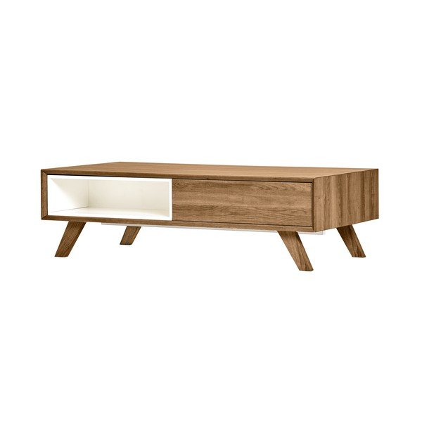 Tavolino con dettagli bianchi Tivoli, 120 x 35 cm - Marckeric-image-3