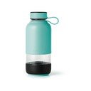 Bottiglia bottiglia da viaggio turchese in vetro 500 ml To Go – Lékué