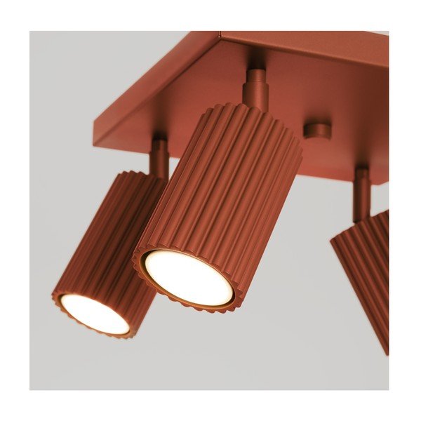 Faretto color mattone 25x25 cm Gleam – Sollux-image-1