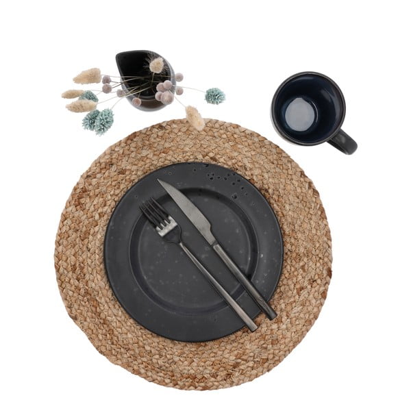 Tovaglietta in juta naturale, ø 35 cm Its All Nature - Södahl-image-2