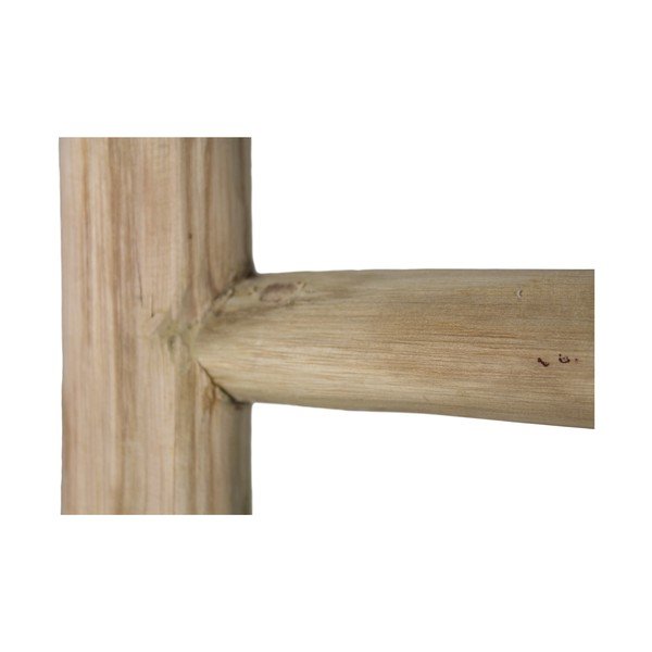 Scala decorativa in teak non trattato collezione HSM Fallo - HSM collection-image-2