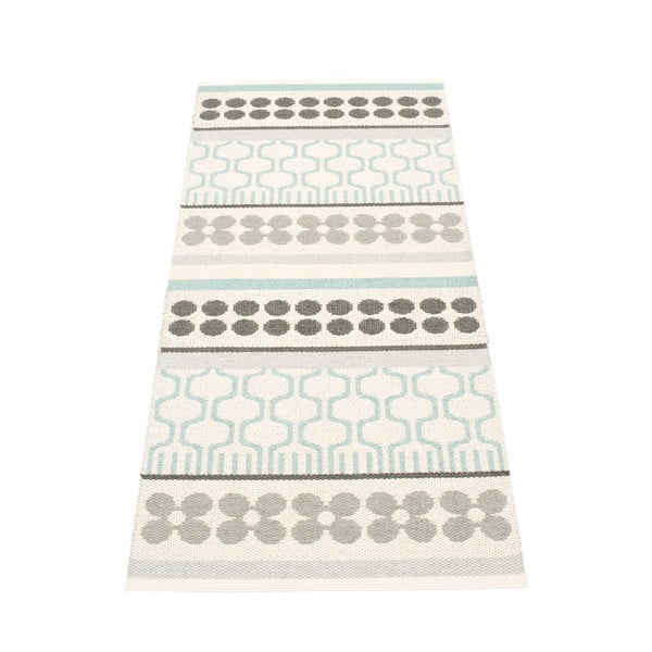 Tappeto da interno/esterno grigio/turchese 70x90 cm Asta Pale Turquoise – Pappelina-image-2