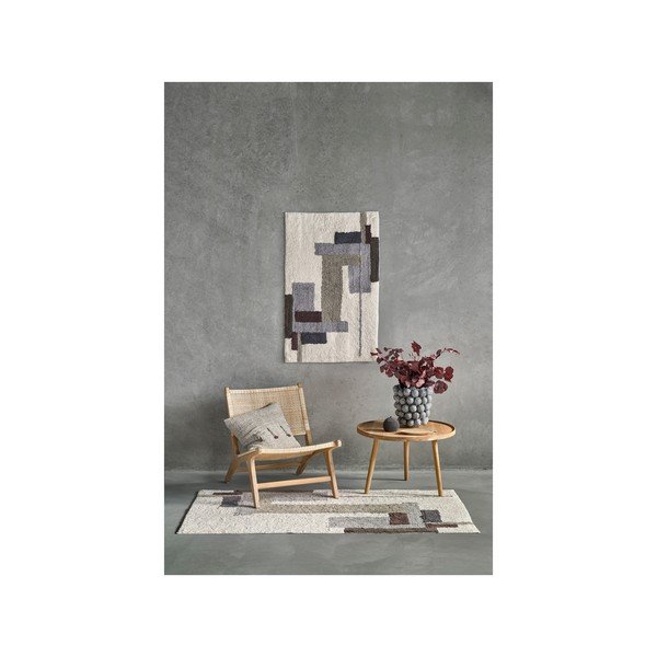 Tappeto grigio-beige 70x110 cm Laerk - Villa Collection-image-2