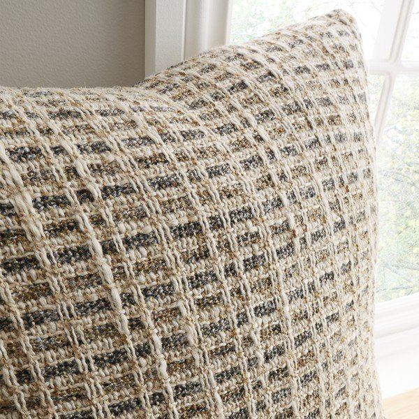 Cuscino decorativo 45x45 cm Amble - Bianca-image-3