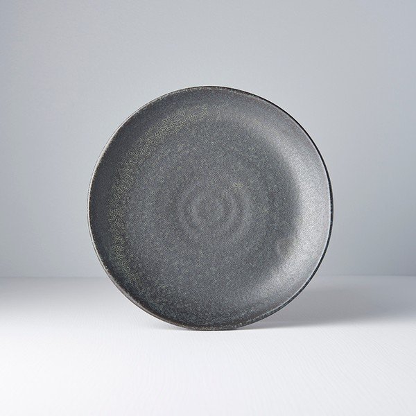Piatto in ceramica nera, ø 24,5 cm BB - MIJ-image-3