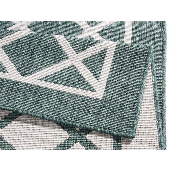 Tappeto per esterni verde e crema , 80 x 250 cm Sydney - NORTHRUGS-image-4