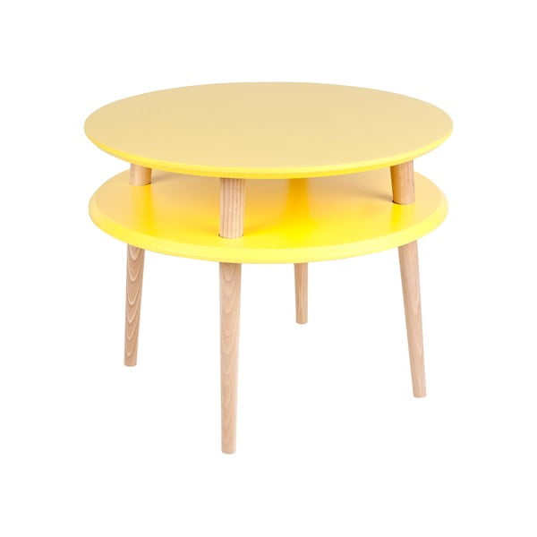 Tavolino giallo UFO, ⌀ 57 cm Ufo - Ragaba