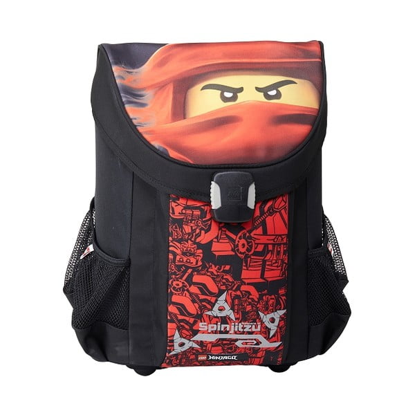 Set di 3 pezzi composto da cartella, astuccio e borsa rossa per la scuola Ninjago Easy - LEGO®-image-2