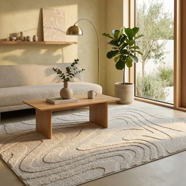 Tappeto beige 120x170 cm Dune - ESTE-image-1