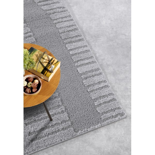 Tappeto grigio 160x235 cm Bartoux Light Grey - Elle Decoration-image-2