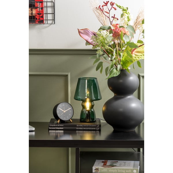 Lampada da tavolo in vetro verde scuro Vetro, altezza 25 cm - Leitmotiv-image-1