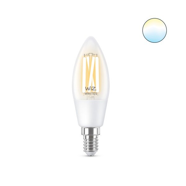 Lampadina smart con filamenti con presa E14, 5 W – WiZ