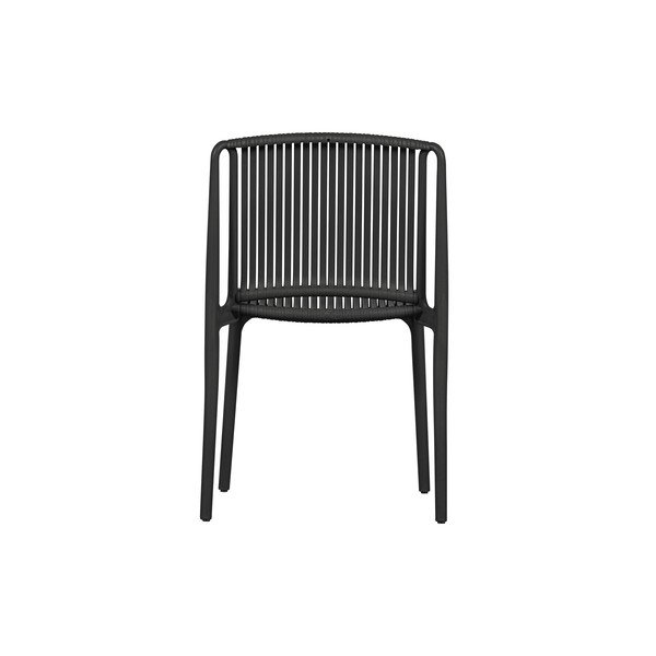 Sedia da giardino nera Billie - WOOOD-image-3