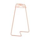 Stand appendiabiti color salmone in acciaio 118x160x57 cm Hang-On – Spinder Design