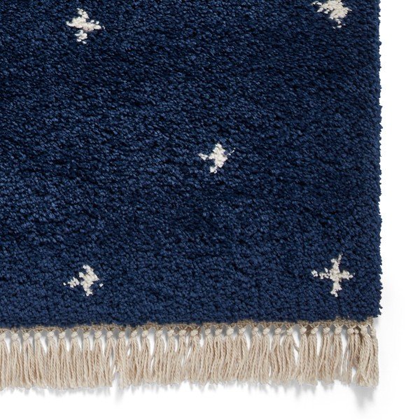 Tappeto blu navy Dots, 160 x 220 cm Boho - Think Rugs-image-4