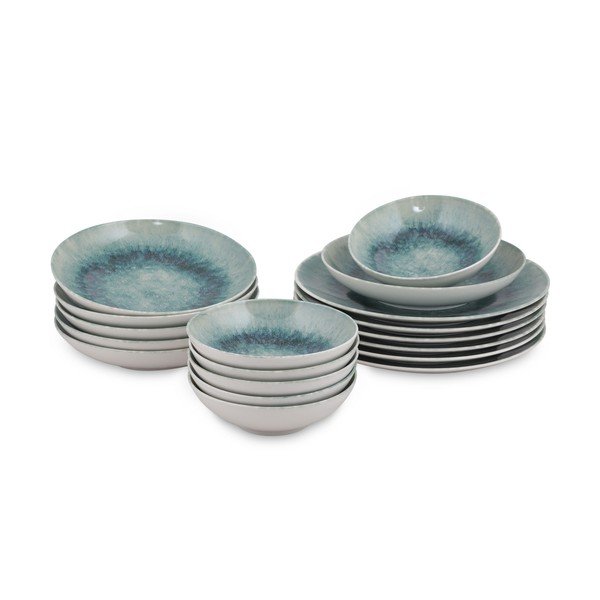 Set da pranzo in porcellana 18 pezzi Forest - Güral Porselen-image-2