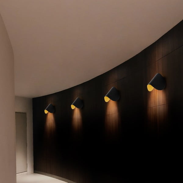 Lampada da parete a LED nera Heybe - Opviq lights-image-1