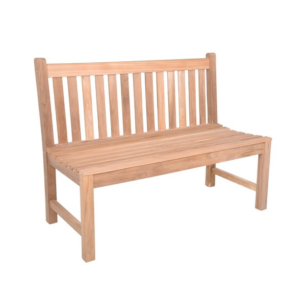 Panca da giardino di colore naturale in legno massiccio Solo – Garden Pleasure-image-3