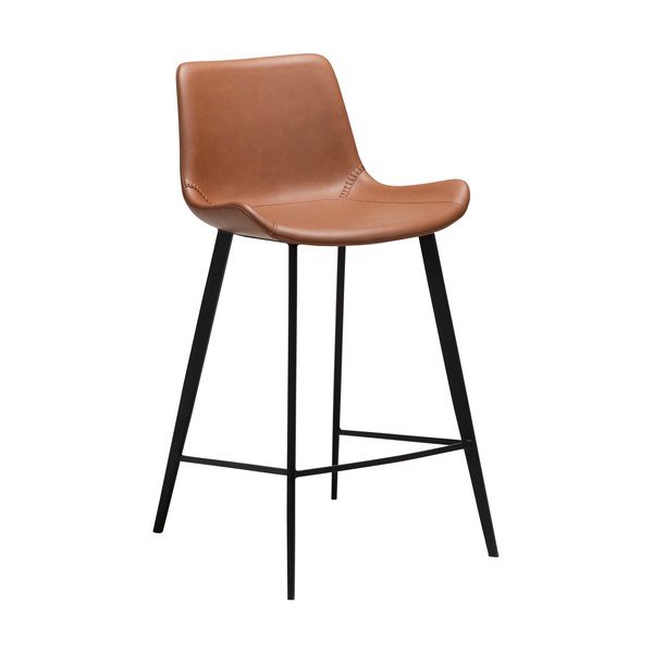 Sgabello da bar marrone cognac (altezza della seduta 65 cm) Hype – DAN-FORM Denmark