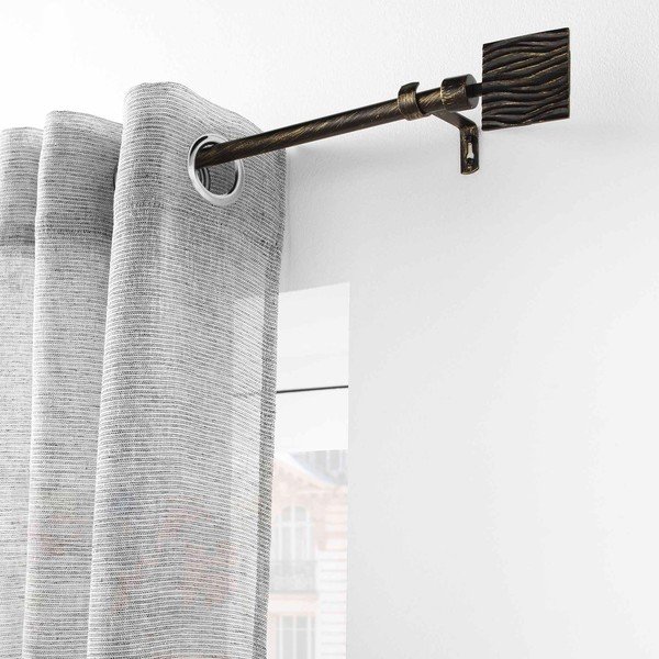 Mantovana estensibile in metallo 120 - 210 cm Tempo - douceur d'intérieur-image-2