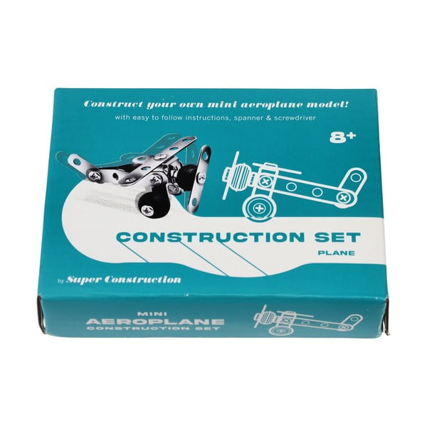 Giocattolo costruzioni in metallo Aeroplane - Rex London-image-4