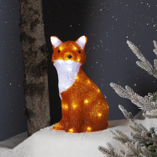 Decorazione luminosa arancione natalizia Crystalo - Star Trading-image-1
