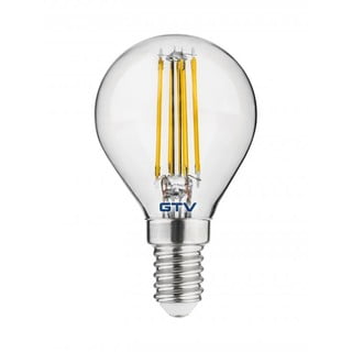 Lampadina con filamenti con luce bianca calda e presa E14, 4 W – GTV