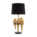 Lampada da tavolo nera Parrots - Mauro Ferretti