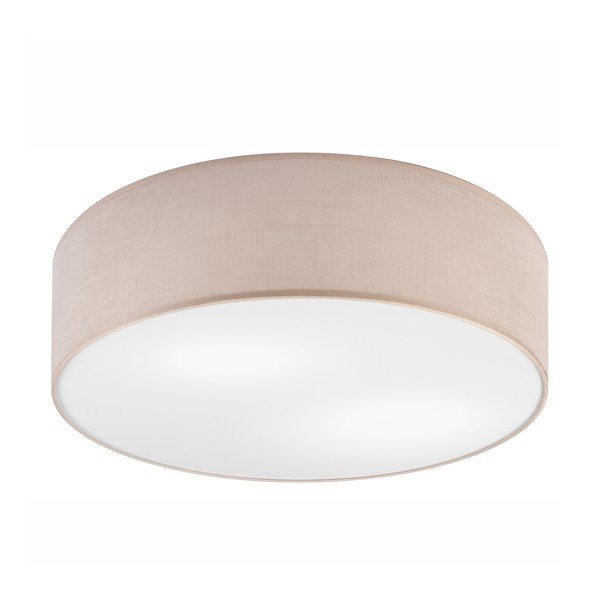 Lampada da soffitto beige con paralume in tessuto ø 45 cm Vivian - LAMKUR