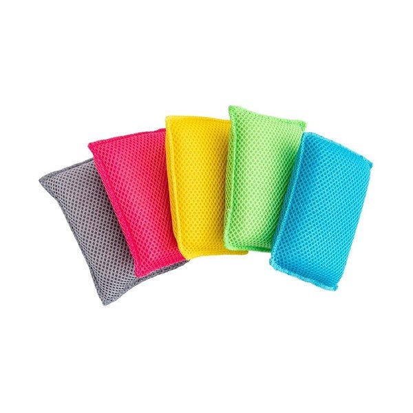 Spugne per piatti in set in microfibra 5 pz – Addis-image-1