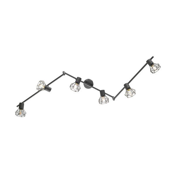 Lampada da soffitto grigia Six Ran - Fischer & Honsel