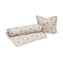Set copripiumino e federa da bambini grigio chiaro in cotone per culla 70x100 cm Toucan – OYOY Mini