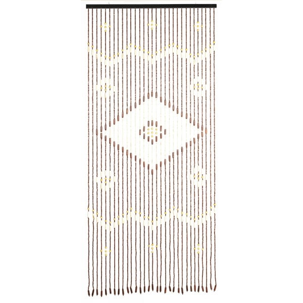 Tenda di colore naturale in bambù per porte 90x200 cm Rhombus – Maximex