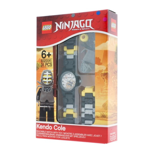 Hodinky s figurkou LEGO® Ninjago Kendo Cole-image-3